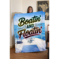 “Boatin’ & Floatin’” Blanket 🚤☀️ - Ocean
