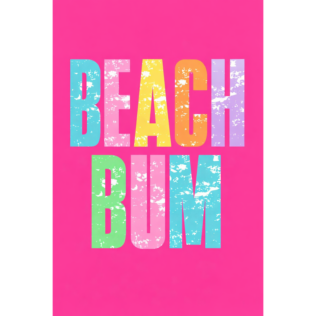 Beach Bum Blanket - Hot Pink